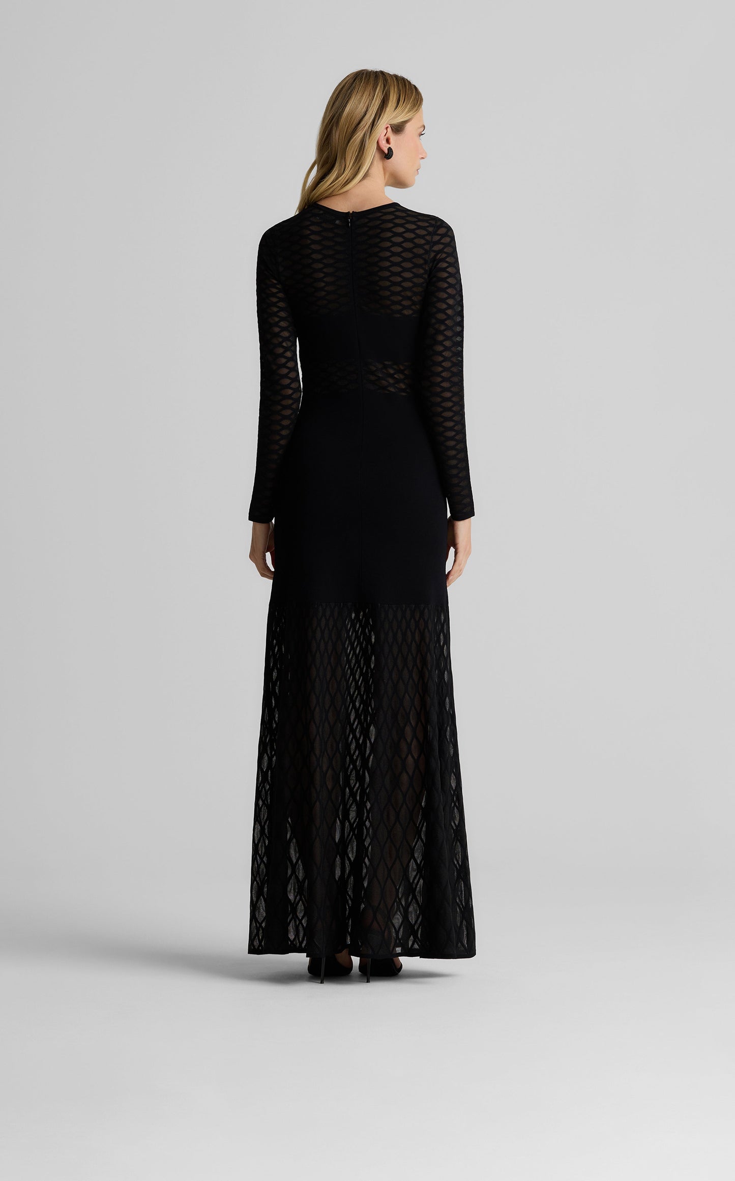 Dina Gown in Diamond Knit