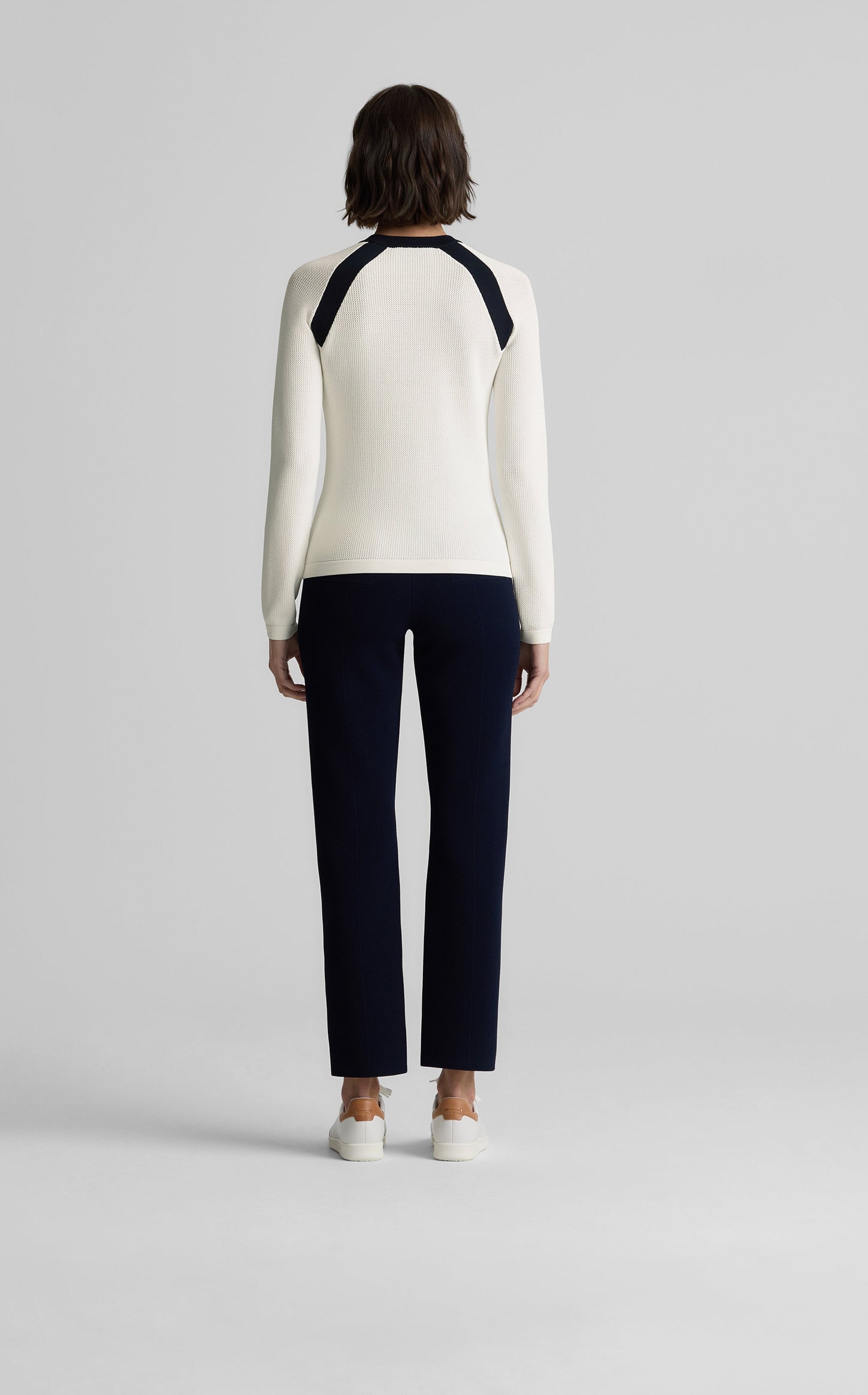 Sheryl Sweater in St. John x Malbon Contrast Knit