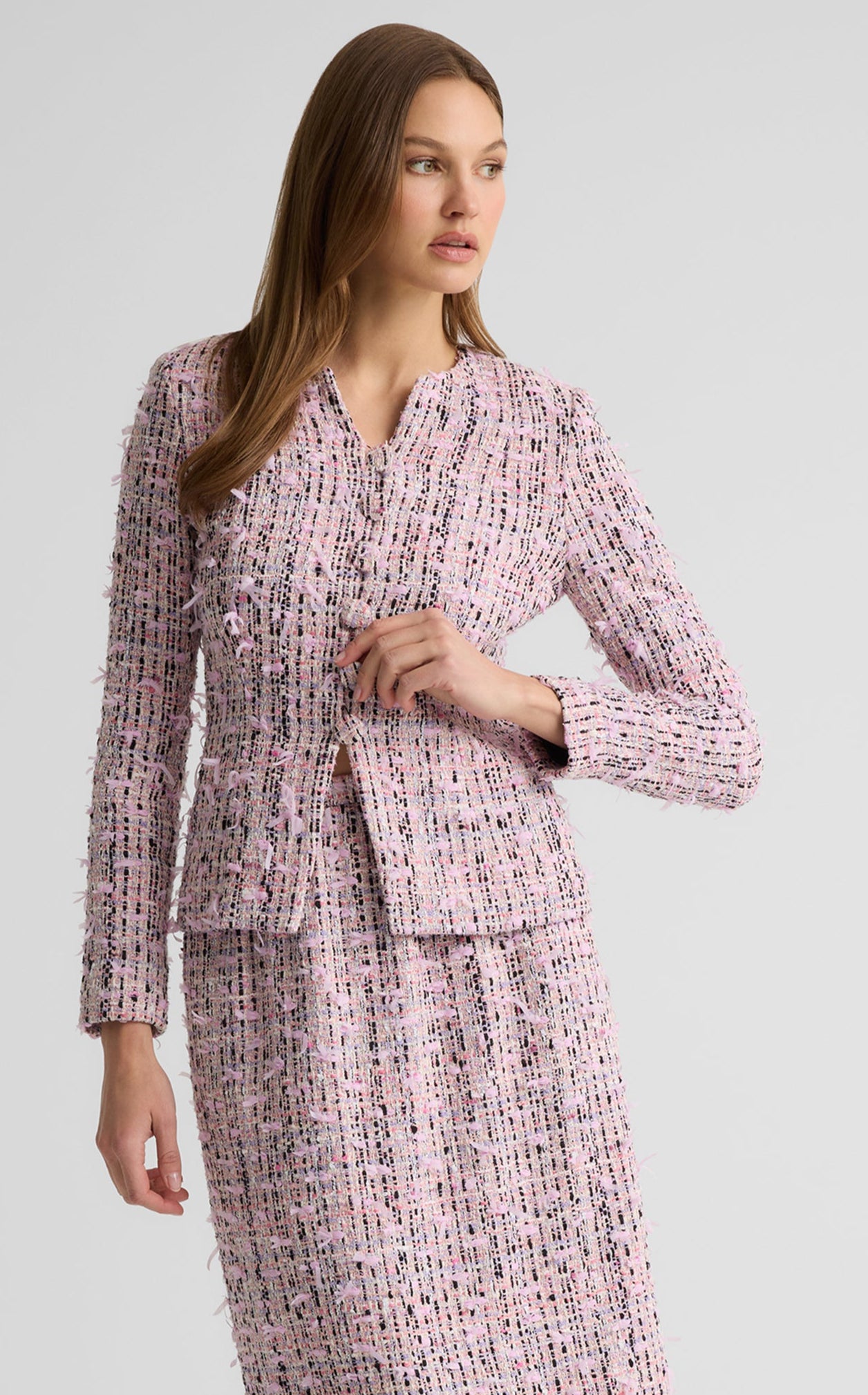 Anastasia Jacket in Ivy Tweed