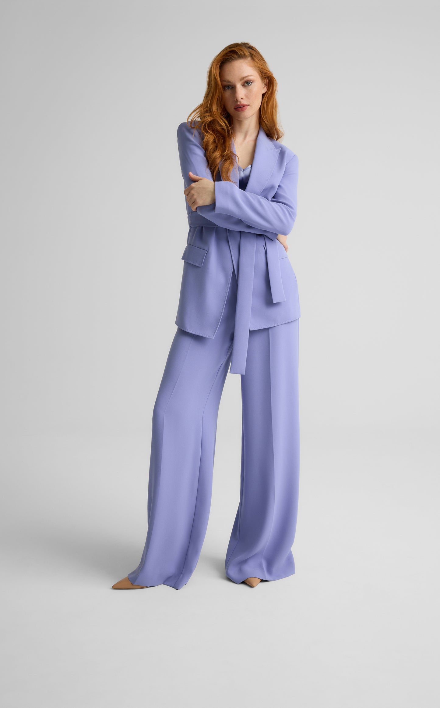 Juliana Jacket in Satin Back Crepe