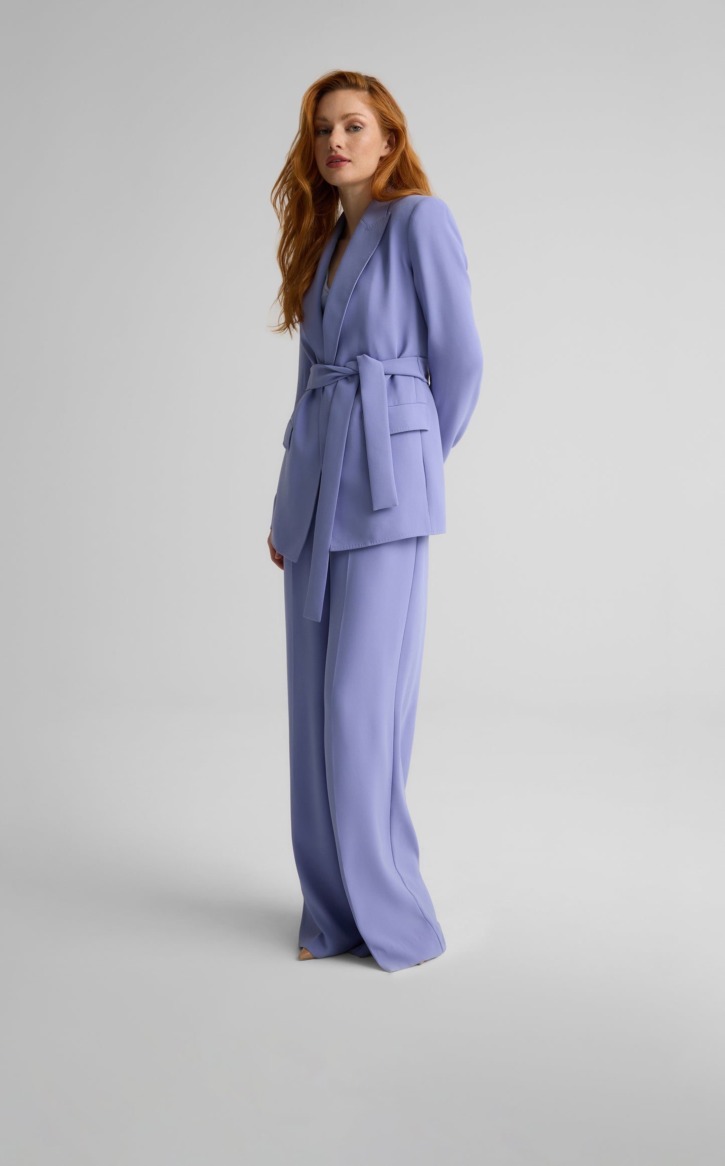 Juliana Jacket in Satin Back Crepe