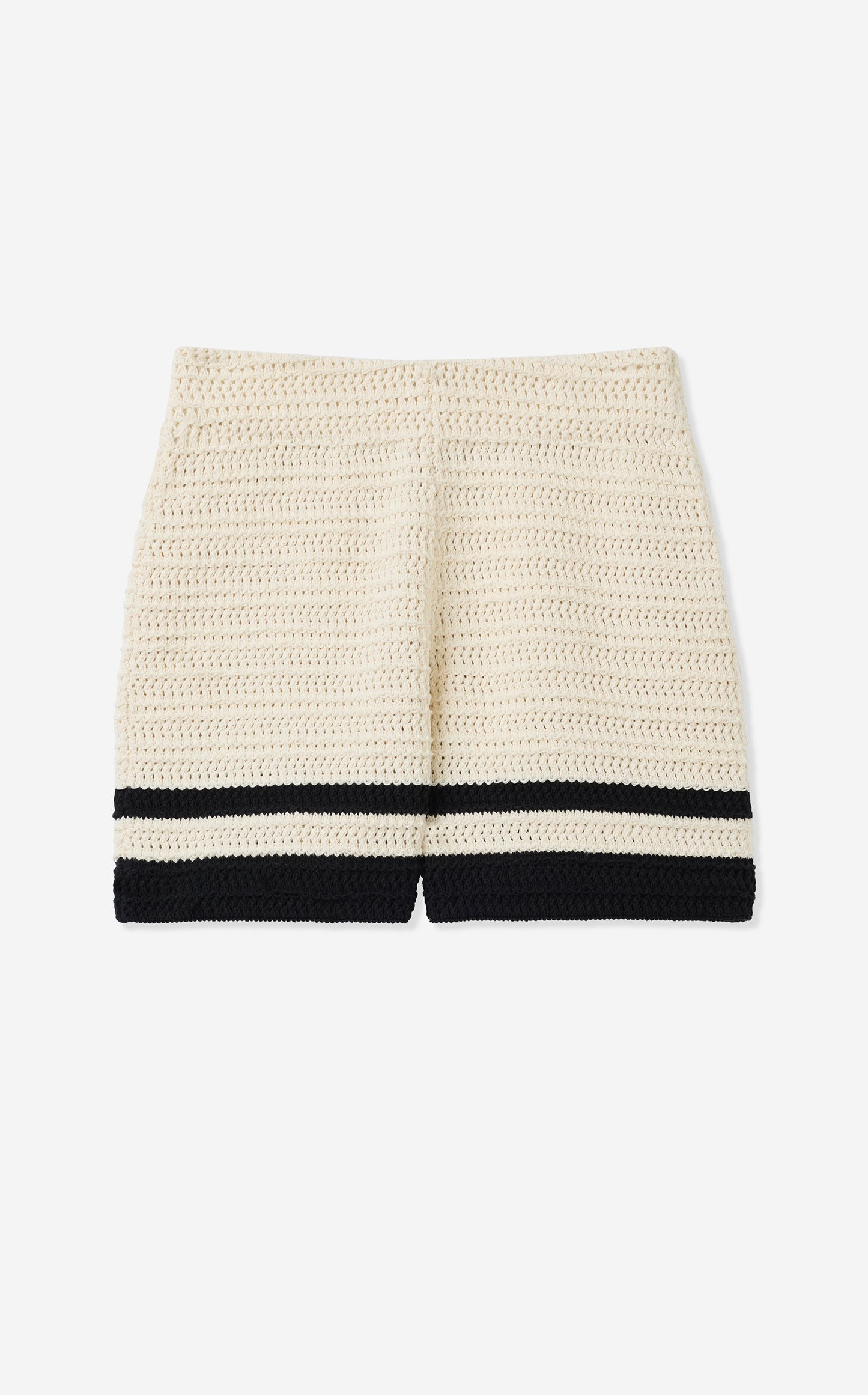 Chelsea Short in Striped Pointelle Knit