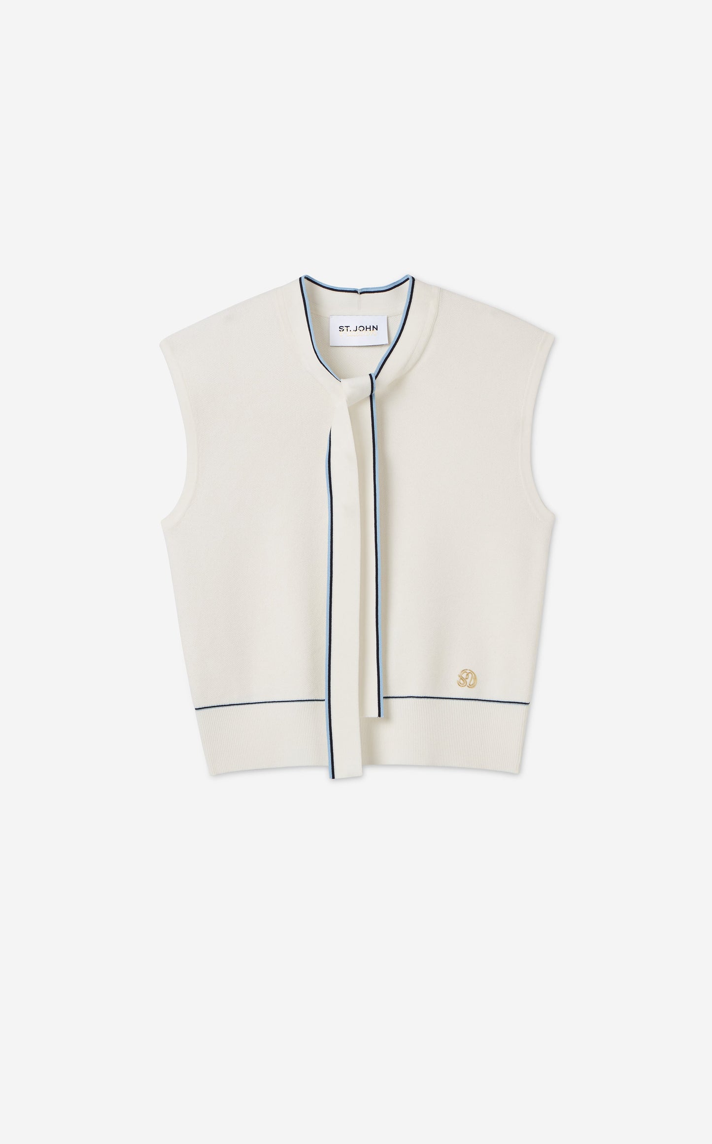 Cali Top in St. John x Malbon Stretch Knit