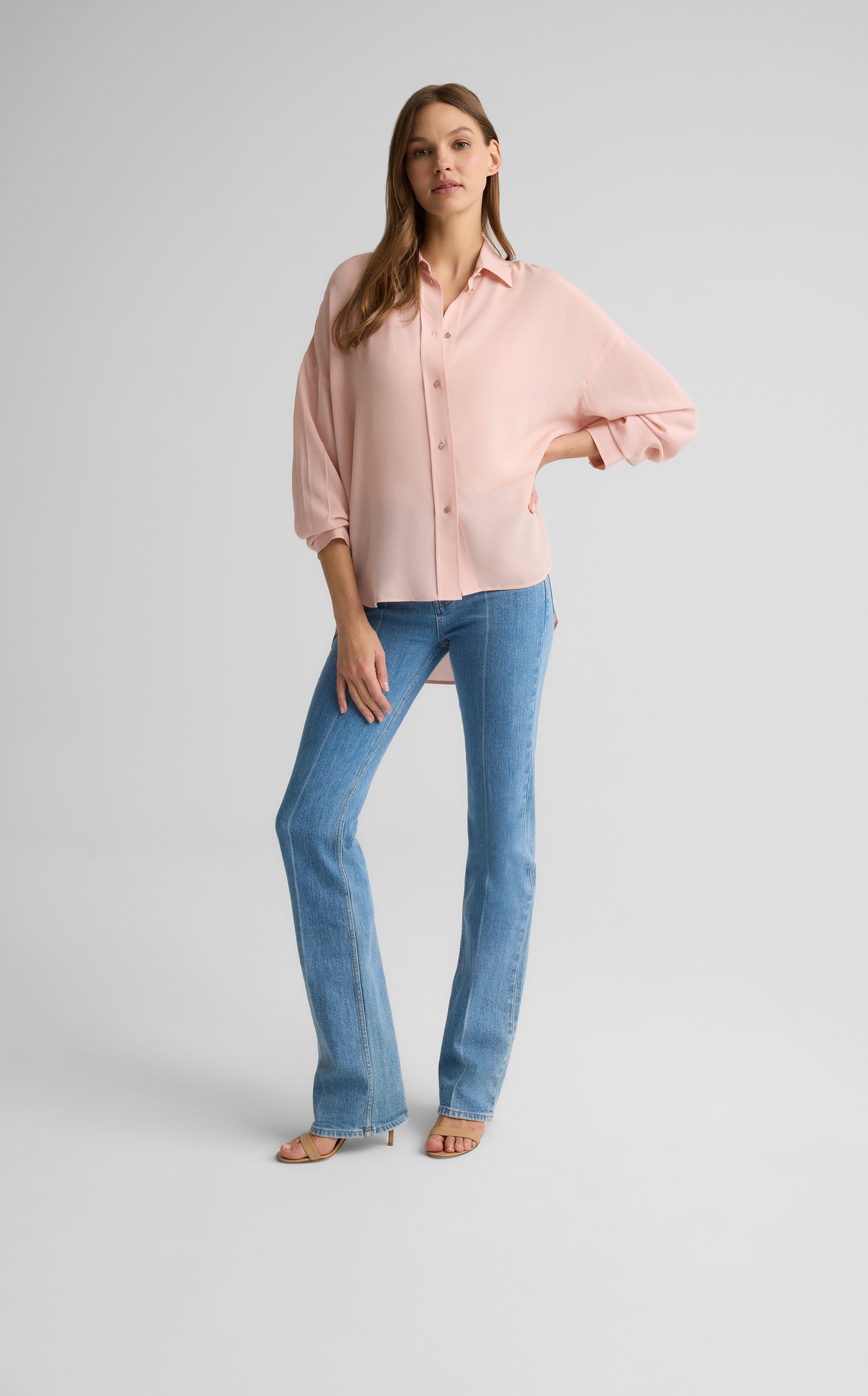 Sharon Top in Silk Crepe