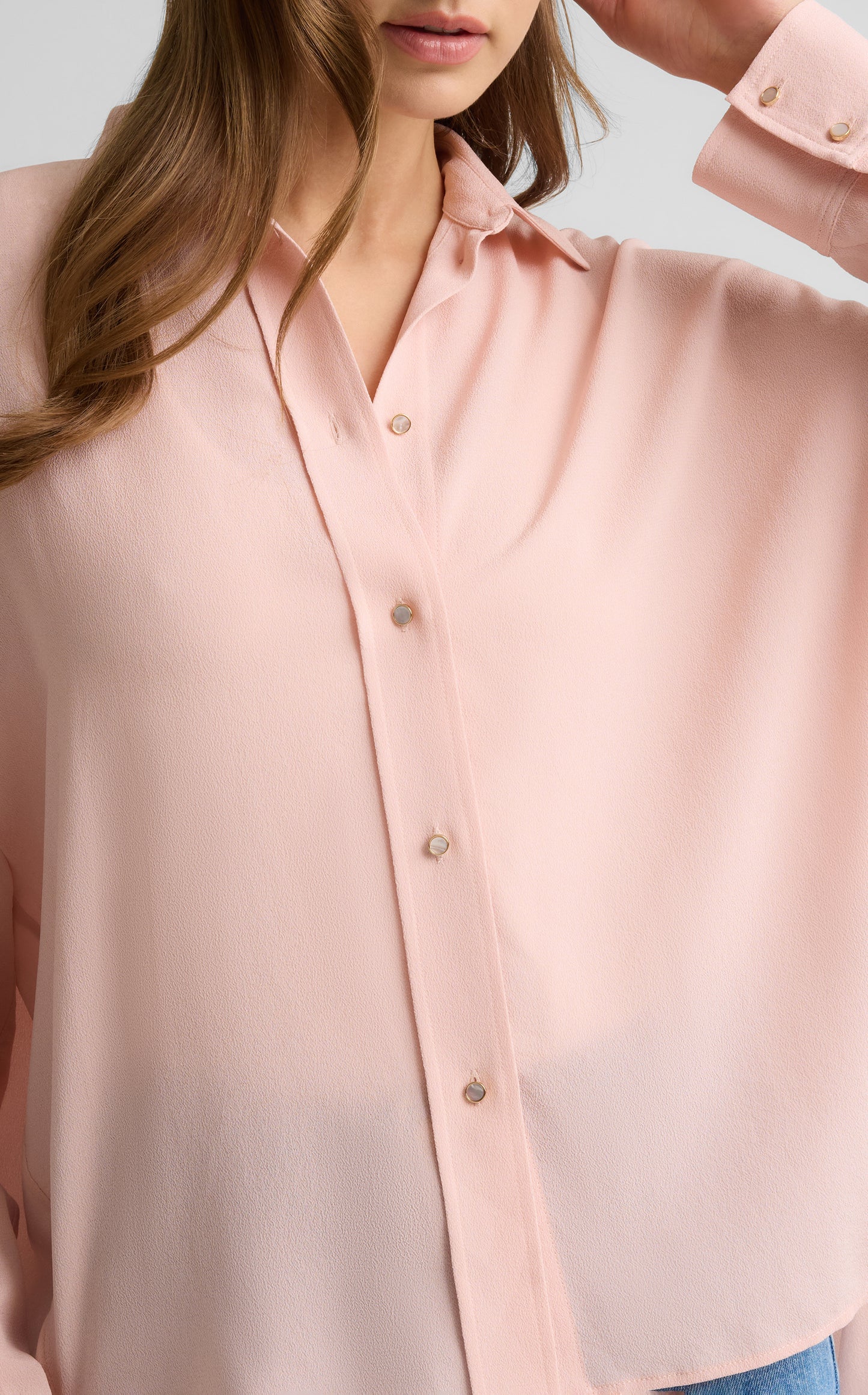 Sharon Top in Silk Crepe